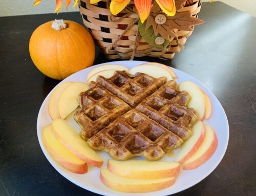 Pumpkin Spice Waffle – Gluten Free, Vegan, and Oil Free